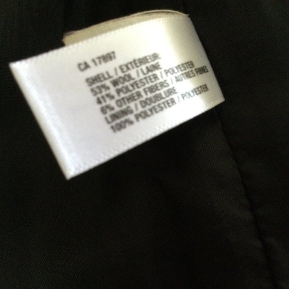 Gap Wool Blend Skirt Collegiate Mini Lined Herringbone Gray Size 4 - Picture 9 of 11